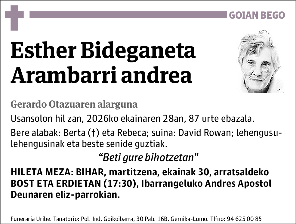 Esther Bideganeta Arambarri