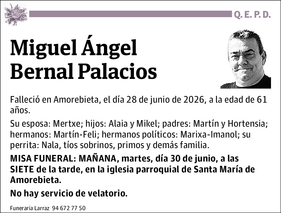 Miguel Ángel Bernal Palacios