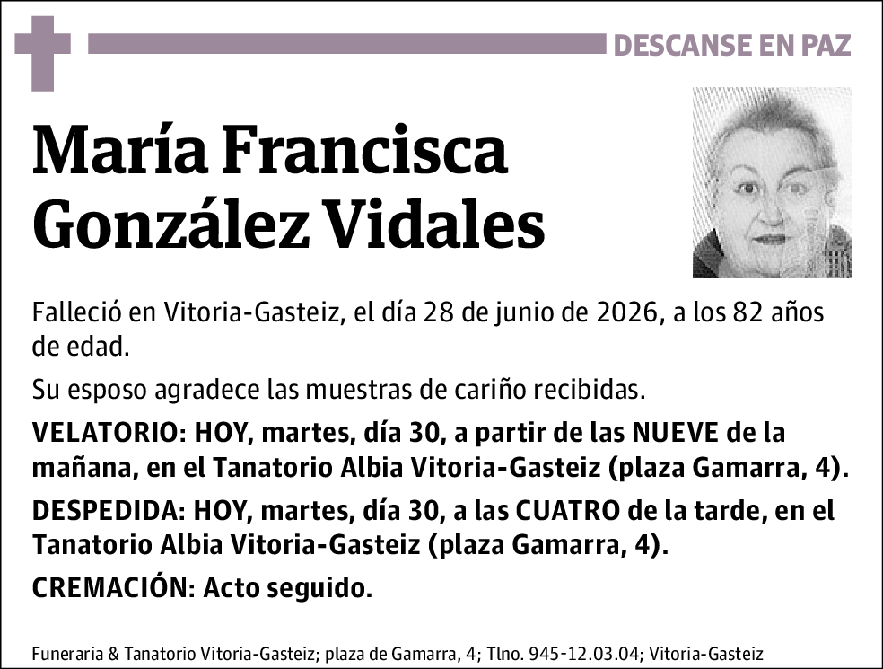 María Francisca González Vidales