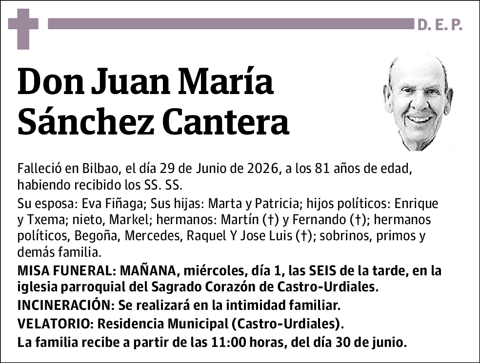 Juan María Sánchez Cantera