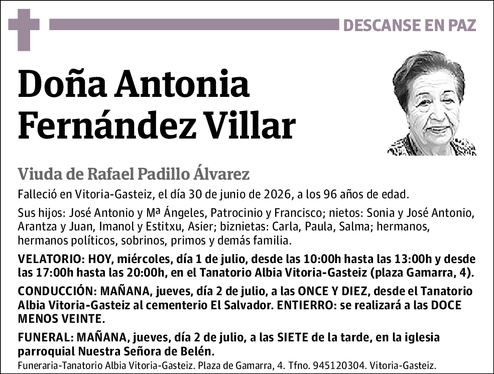 Antonia Fernández Villar