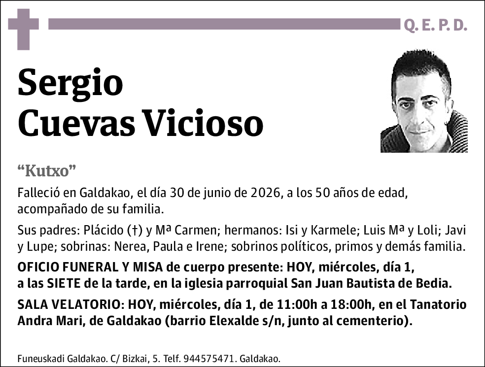 Sergio Cuevas Vicioso