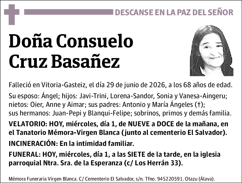 Consuelo Cruz Basañez