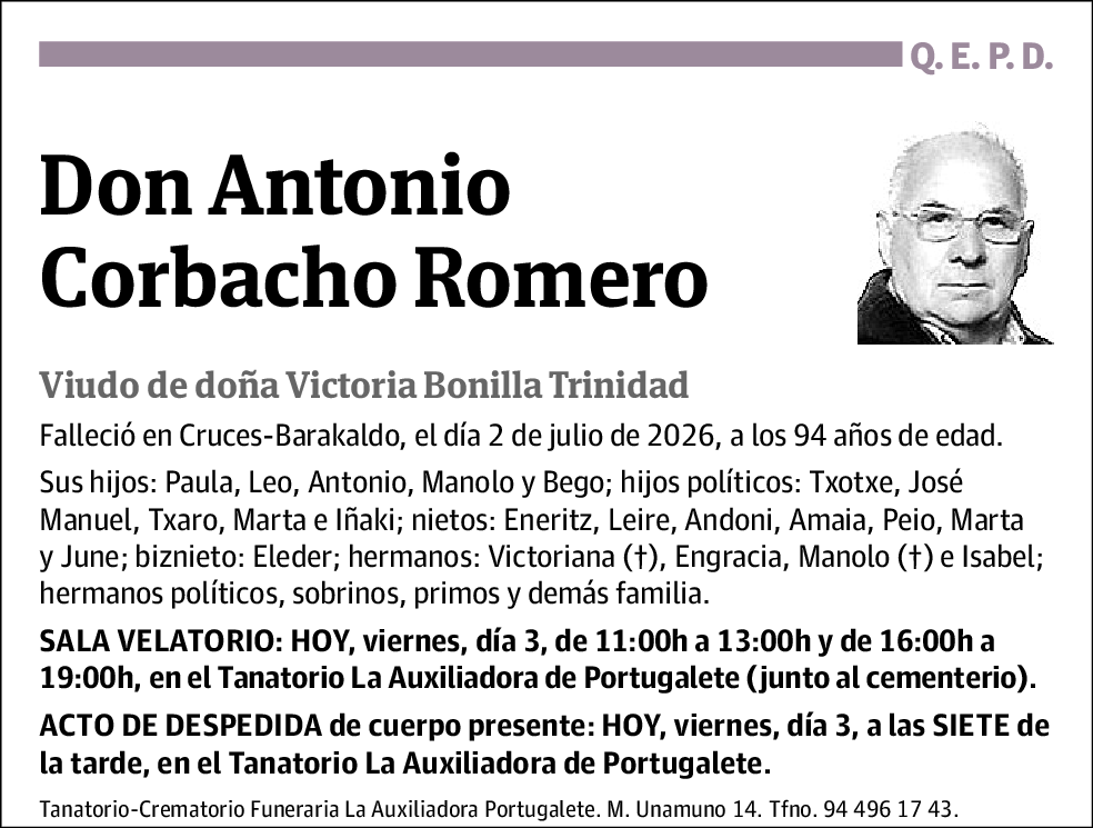 Antonio Corbacho Romero