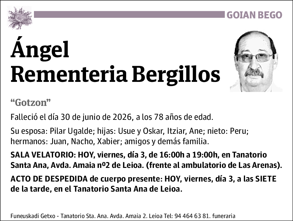 Ángel Rementeria Bergillos