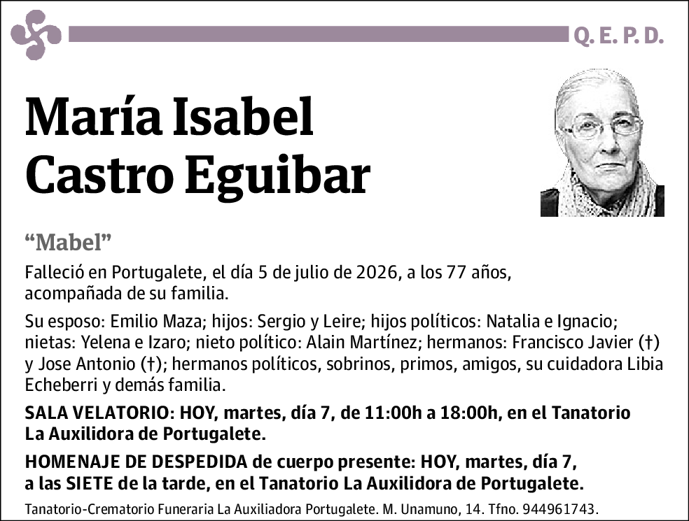 María Isabel Castro Eguibar