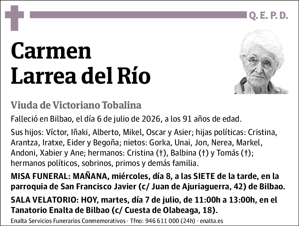 Carmen Larrea del Río