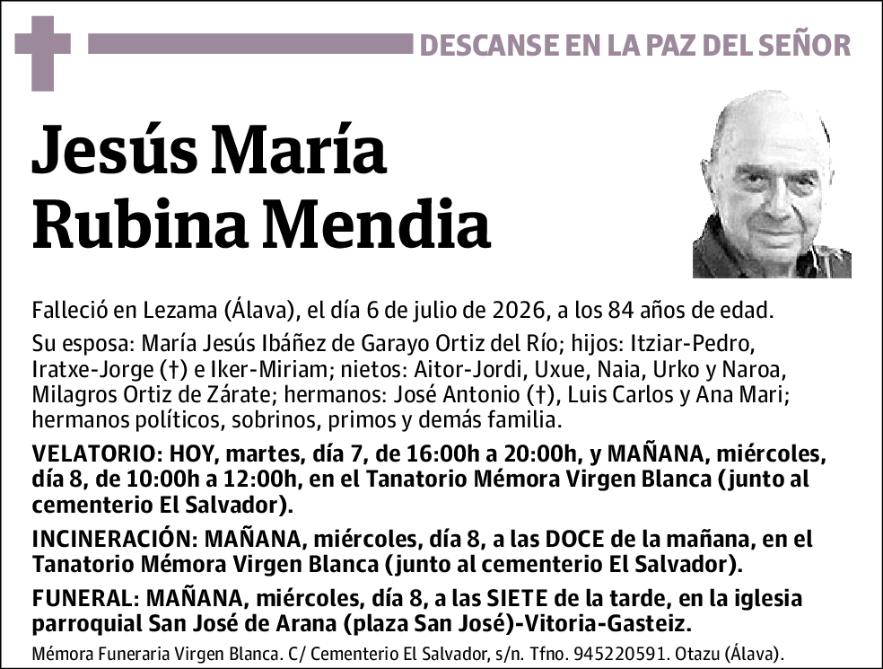 Jesús María Rubina Mendia