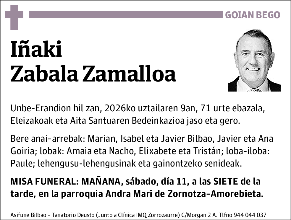 Iñaki Zabala Zamalloa