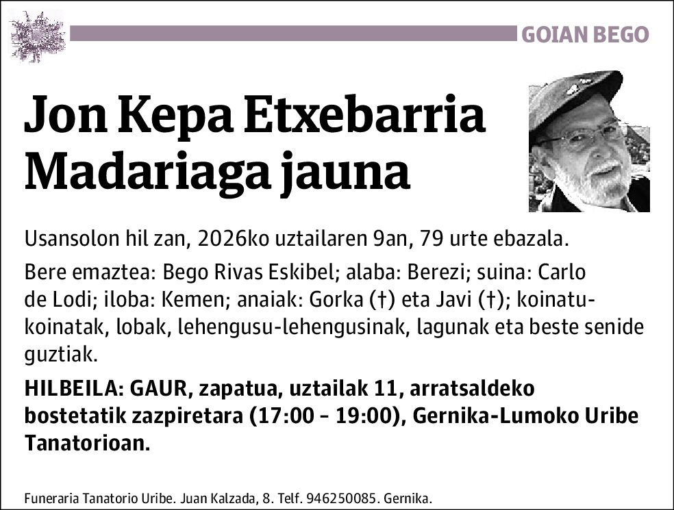 Jon Kepa Etxebarria Madariaga