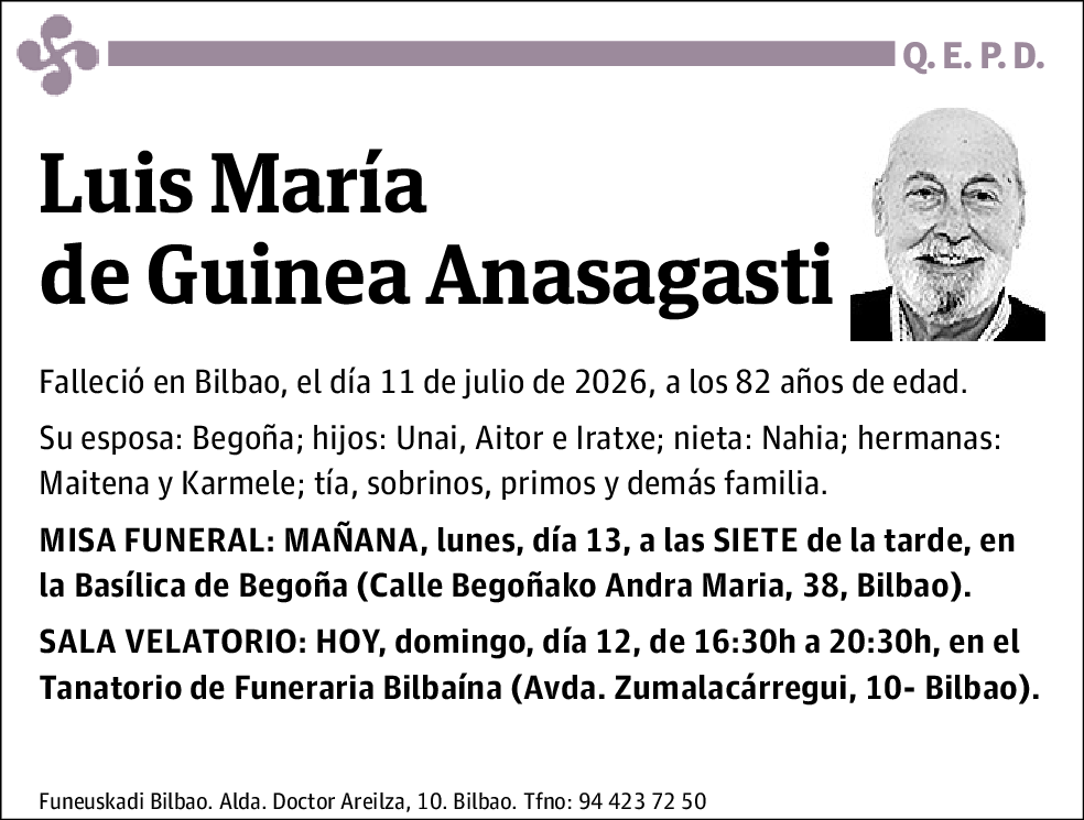 Luis María de Guinea Anasagasti