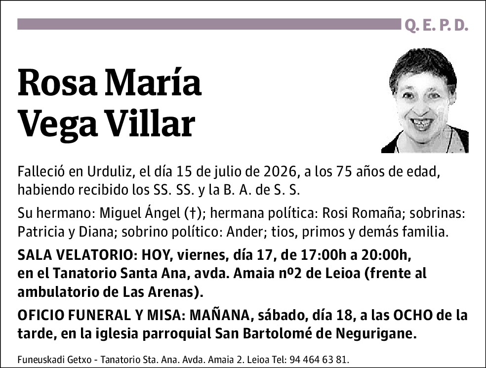 Rosa María Vega Villar