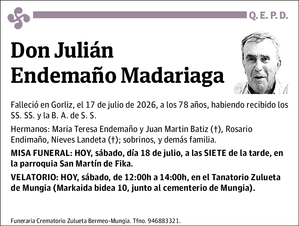 Julian Endemaño Madariaga