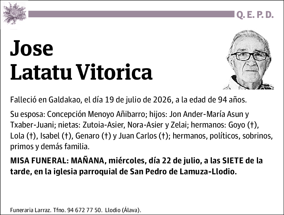 Jose Latatu Vitorica