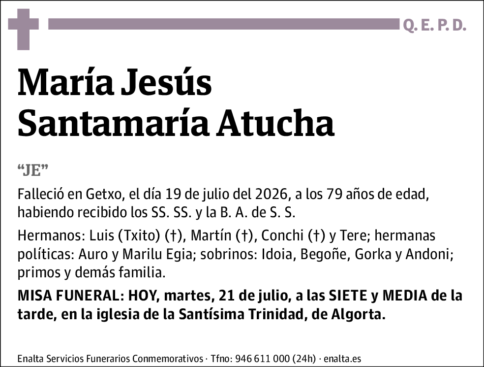 María Jesús Santamaria Atucha
