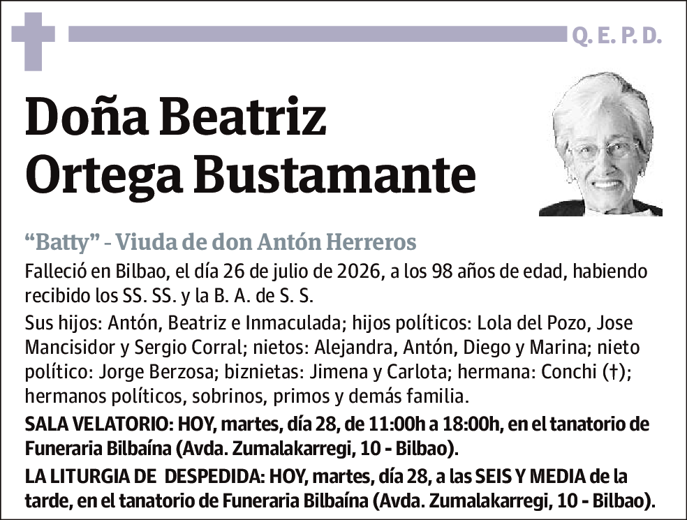 Beatriz Ortega Bustamante