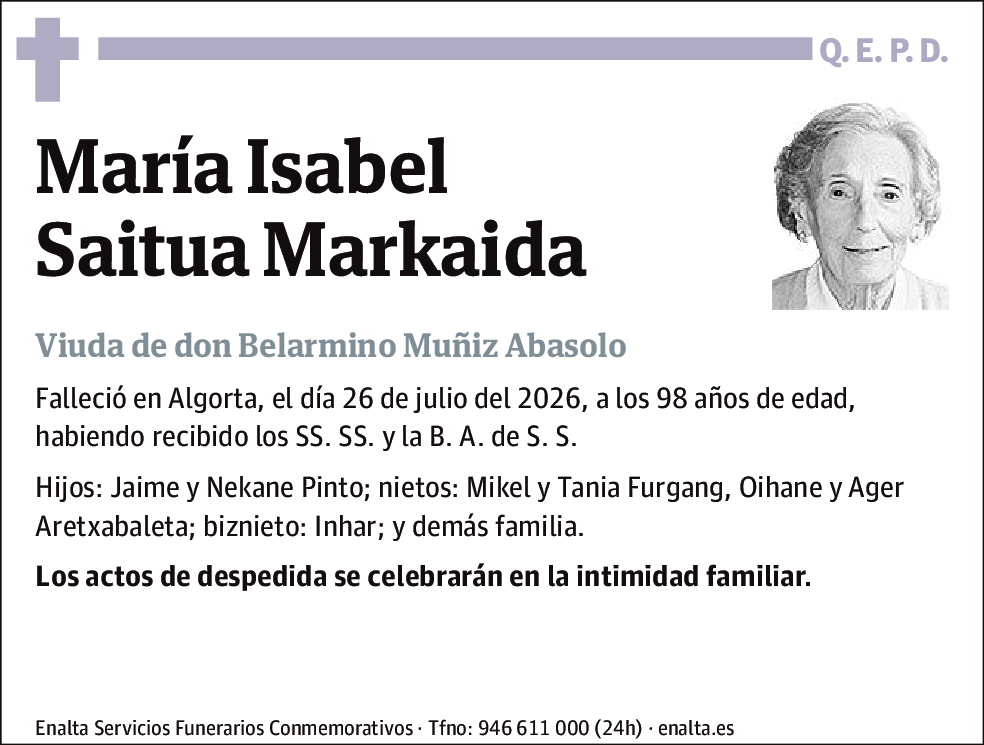 María Isabel Saitua Markaida