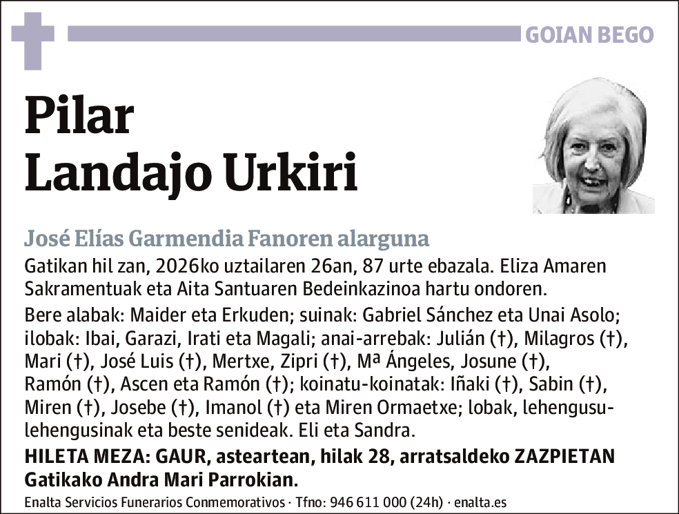 Pilar Landajo Urkiri