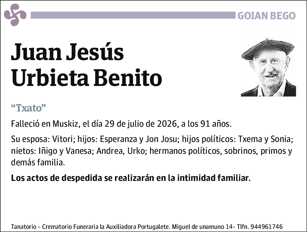Juan Jesús Urbieta Benito