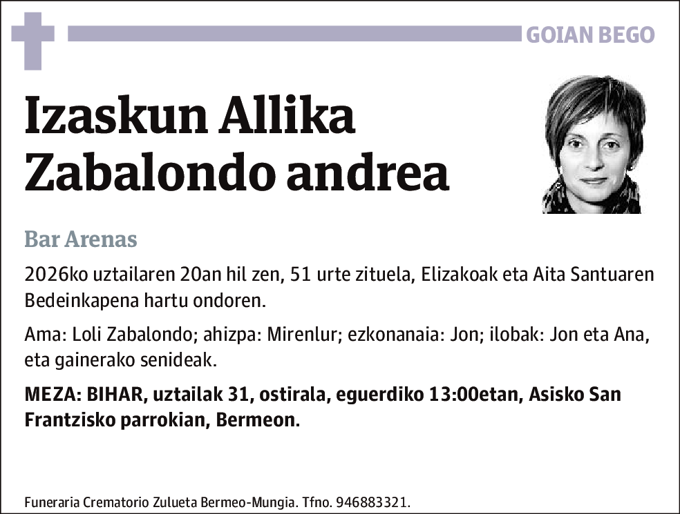Izaskun Allika Zabalondo