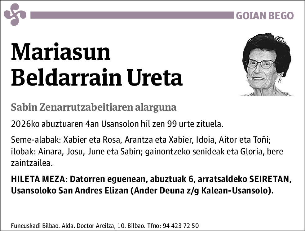 Mariasun Beldarrain Ureta