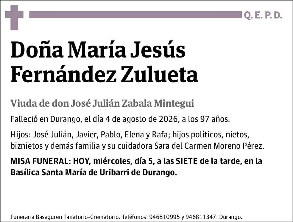 María Jesús Fernández Zulueta