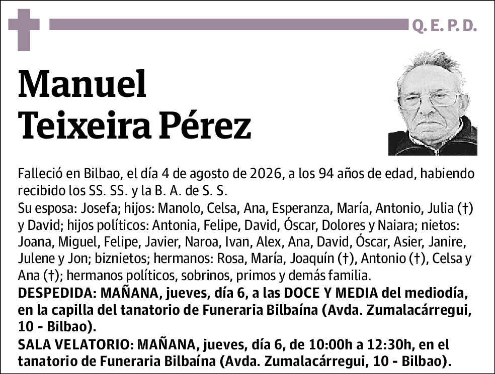 Manuel Teixeira Pérez