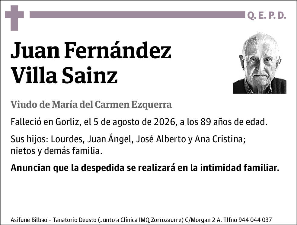 Juan Fernández Villa Sainz