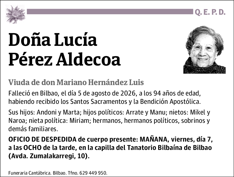 Lucía Pérez Aldecoa