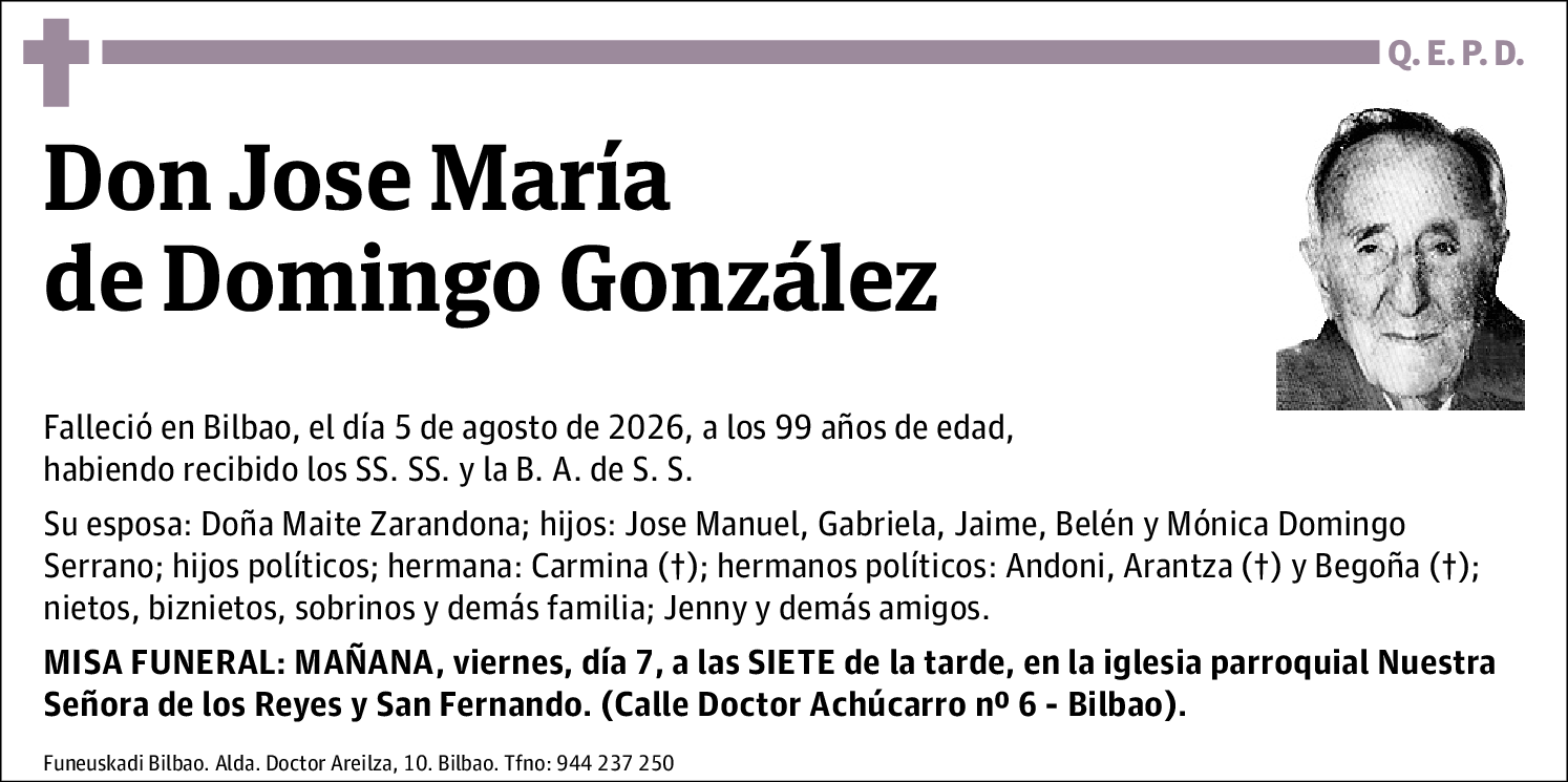 Jose María Domingo González