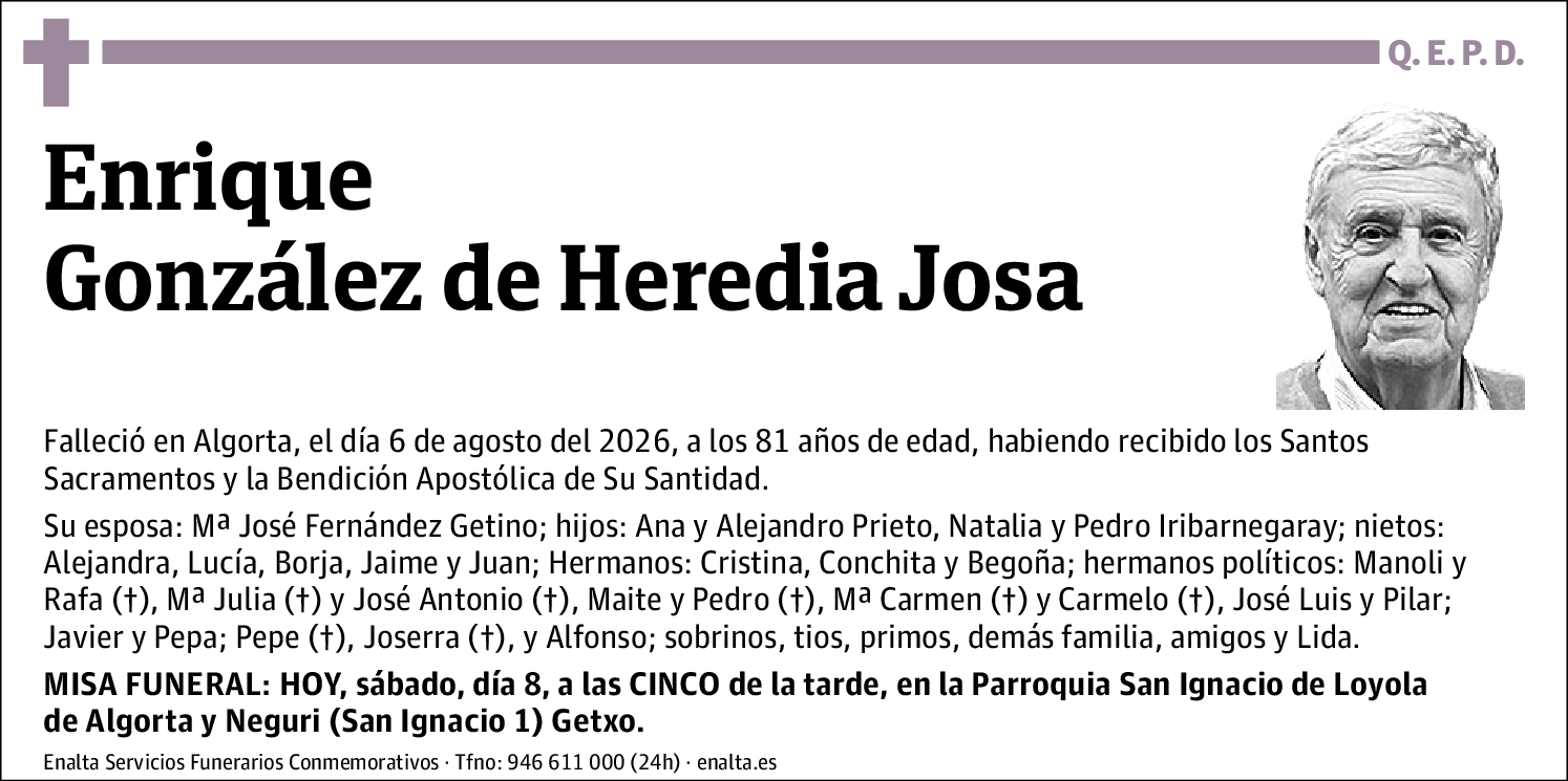Enrique González De Heredia Josa