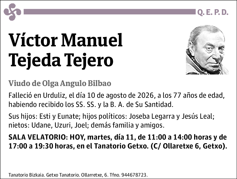 Víctor Manuel Tejeda Tejero