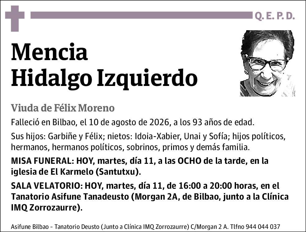 Mencia Hidalgo Izquierdo