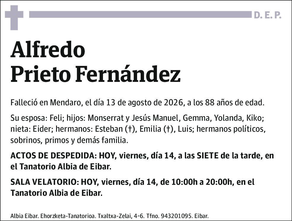 Alfredo Prieto Fernández