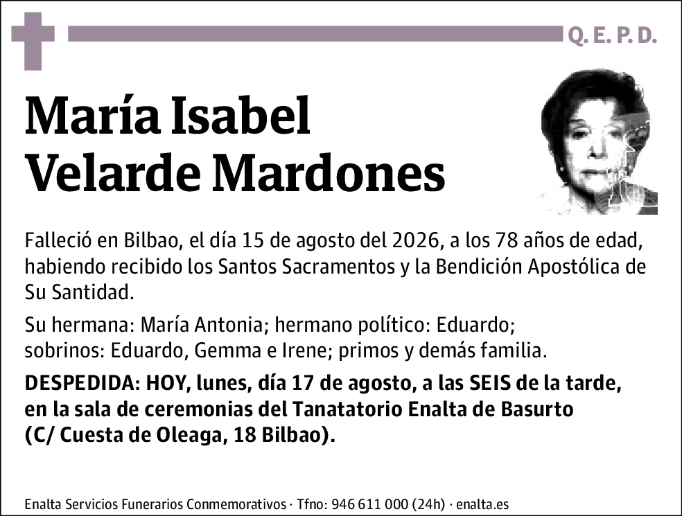 María Isabel Velarde Mardones
