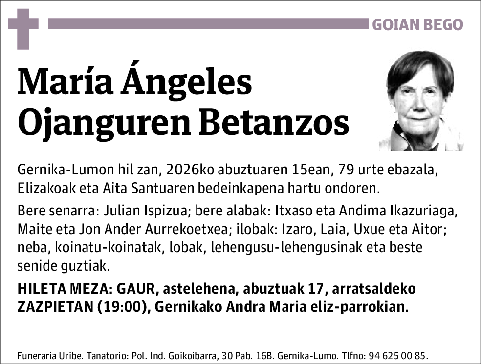 María Ángeles Ojanguren Betanzos