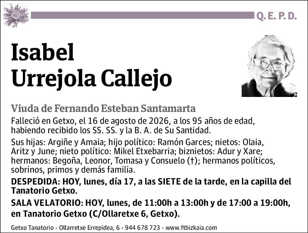 María Isabel Urrejola Callejo