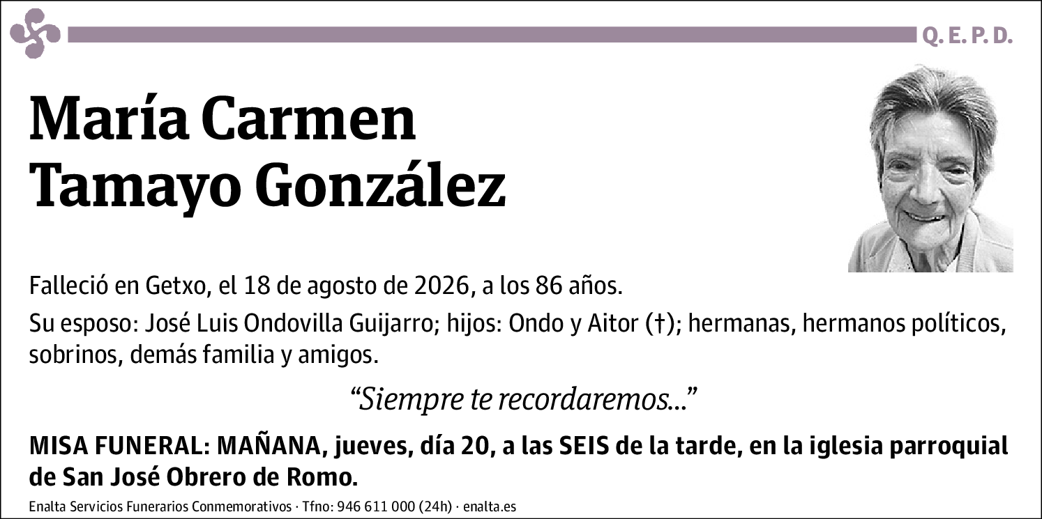 María Carmen Tamayo González