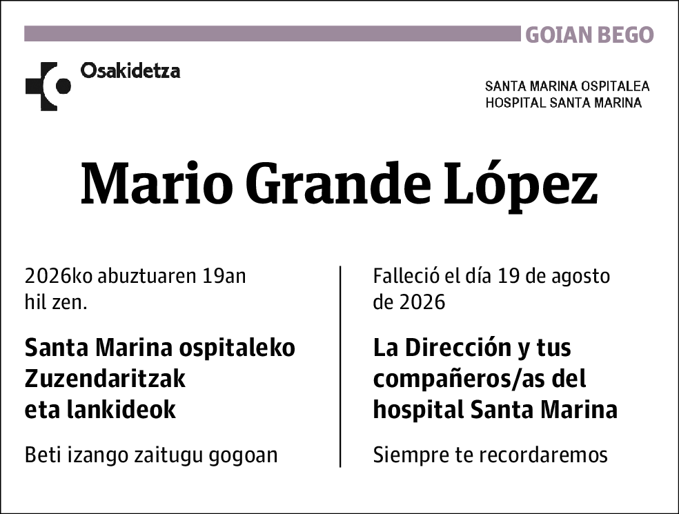 Mario Grande Lopez