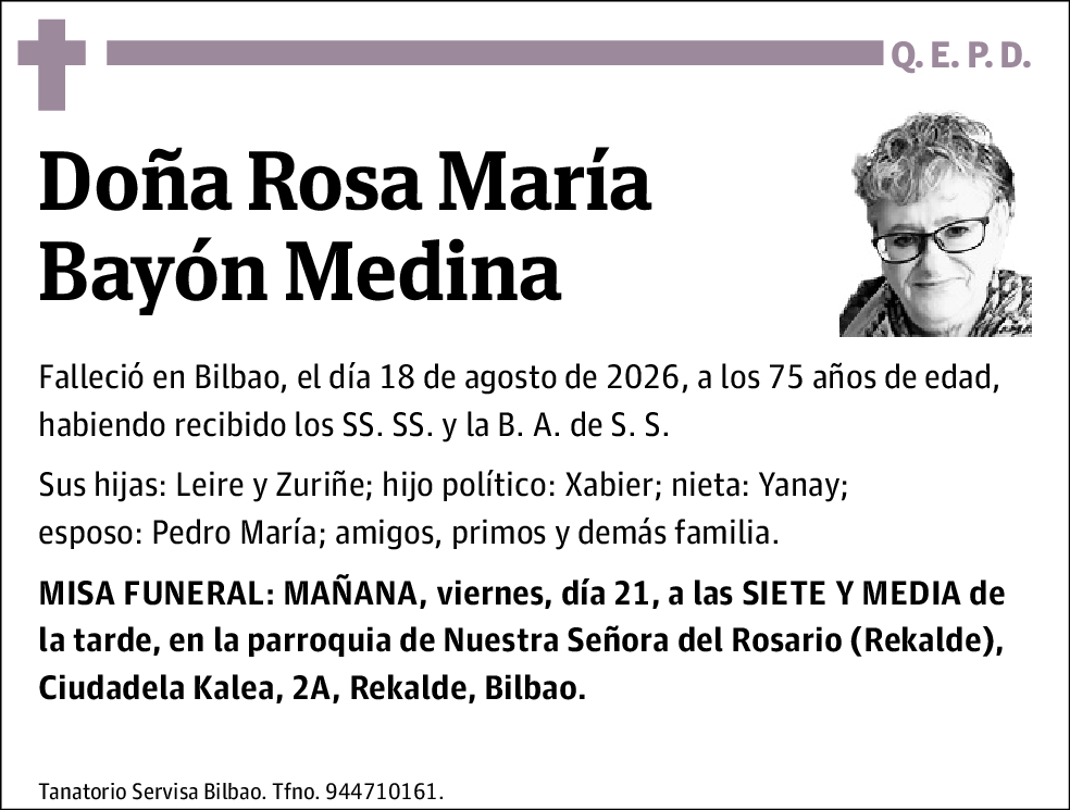 Rosa María Bayón Medina