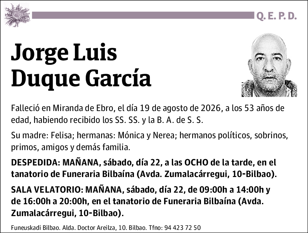 Jorge Luis Duque García