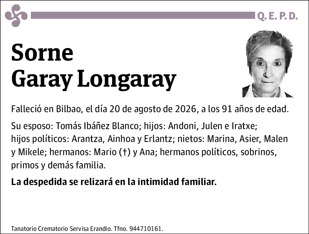 Sorne Garay Longaray