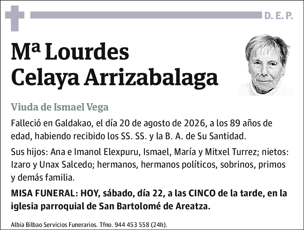 Mª Lourdes Celaya Arrizabalaga
