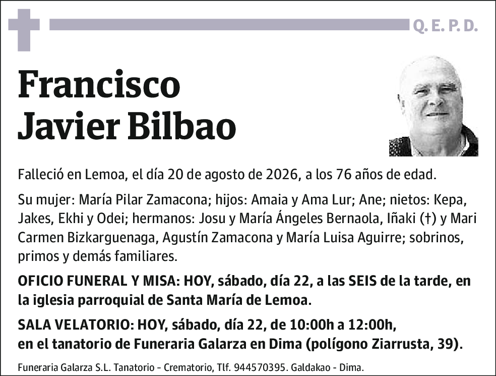 Francisco Javier Bilbao
