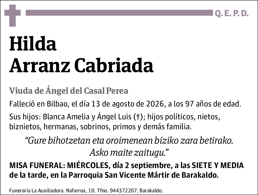 Hilda Arranz Cabriada