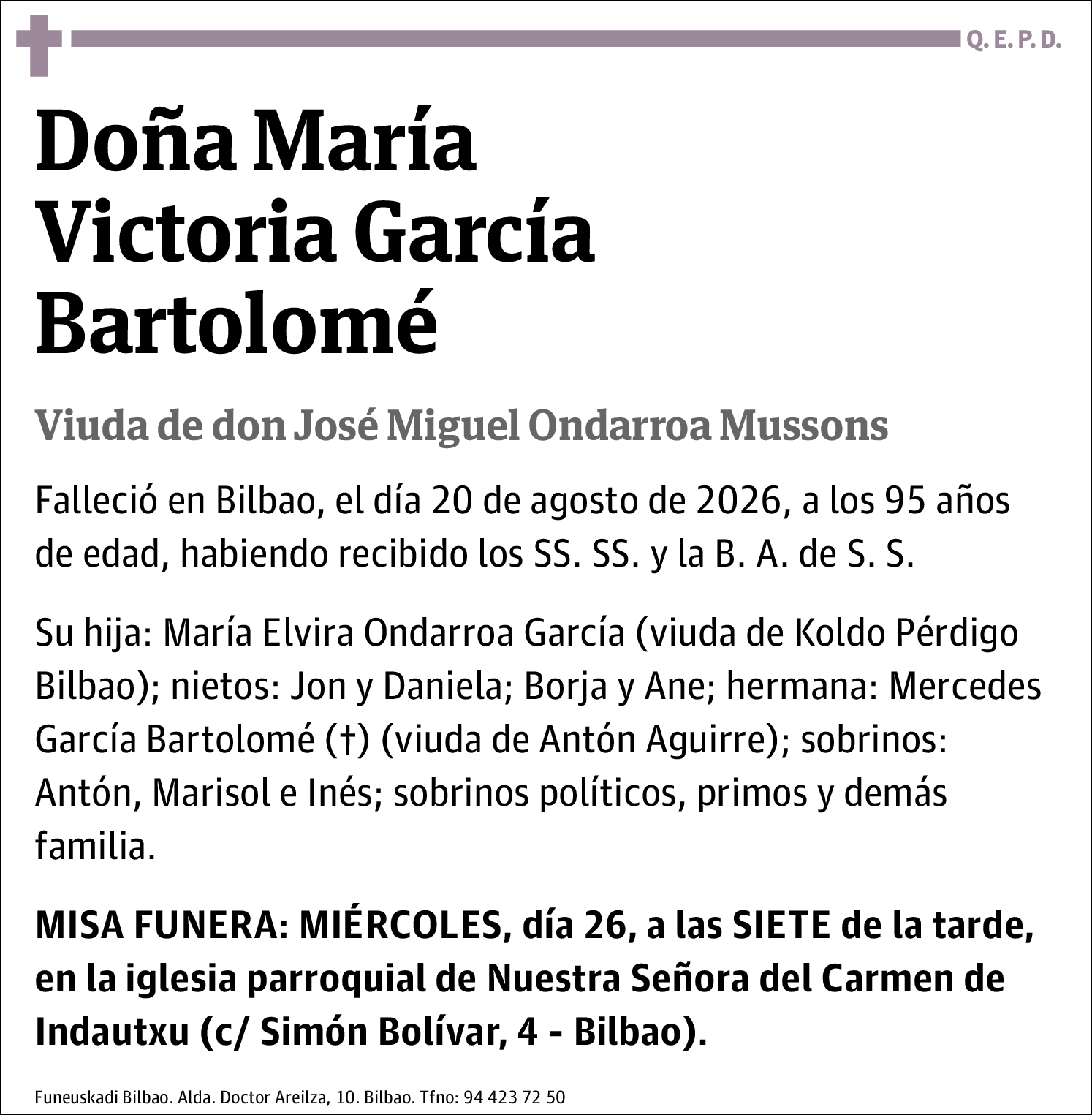 María Victoria García Bartolomé
