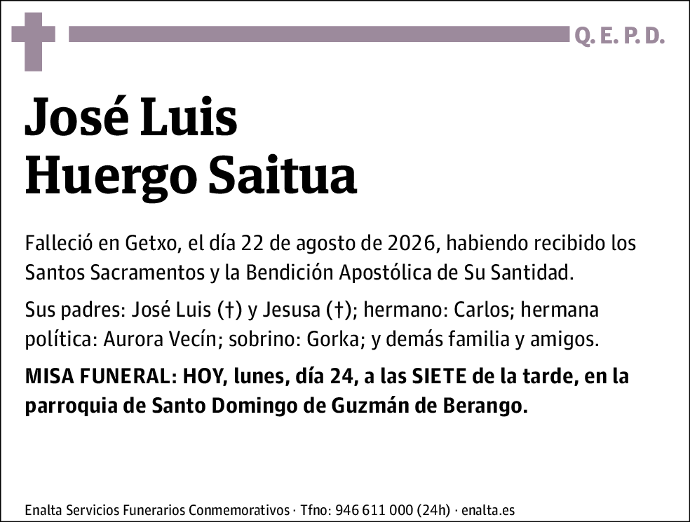 José Luis Huergo Saitua