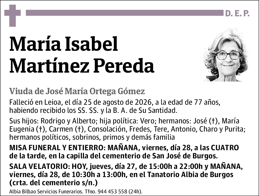 María Isabel Martínez Pereda