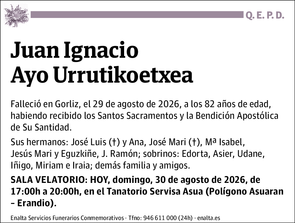Juan Ignacio Ayo Urrutikoetxea
