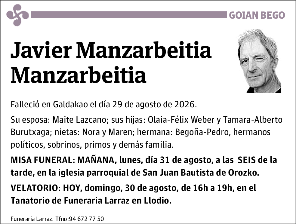 Javier Manzarbeitia Manzarbeitia